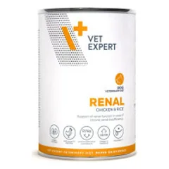 VetExpert Veterinary Diet Renal konservai su vištiena ir ryžiais šunims