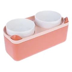 TIAKI dvigubas dubenėlis su maisto talpykla, 2 x 420 ml — 3 nuotrauka