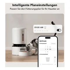 PETLIBRO Granary WiFi automatinė lesykla su dviem dubenėliais, iki 5 l sauso maisto — 5 nuotrauka