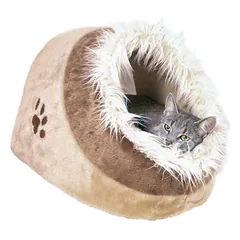 Trixie Minou minkšta guolį-slėptuvė katėms ir mažiems šunims, smėlio/ruda, 35x26x41 cm — 3 nuotrauka