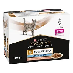 PURINA Veterinary PVD NF Inkstų funkcija katėms 10x85g - lašiša