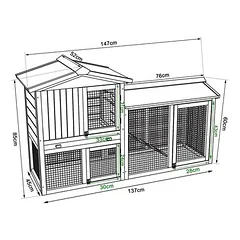 Lionto triušidė NatureYard, L 147 x B 52 x H 85 cm — 5 nuotrauka