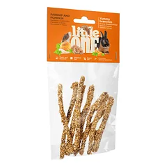 Little One Yummy Šakelės Su Pastinaku Ir Moliūgu gardėsis mažiems gyvūnams, 35 g