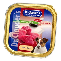DR. CLAUDER'S Duck konservai šunims su antiena, 100 g