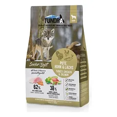 Tundra Dog – sausas maistas Senior/Light su kalakutiena, vištiena ir lašiša — 2 nuotrauka