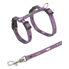 TRIXIE Junior kačiukų petnešos su pavadėliu Kitty Cat 21-33 cm, 8 mm, 1.2 m
