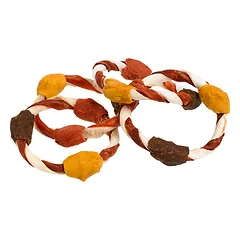 FLAVOURS trigubo skonio skanėstas šuniui XS/S, žiedai, 80g — 5 nuotrauka