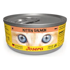 Josera Kitten Salmon begrūdis konservuotas pašaras jaunoms katėms su lašiša, 85 g
