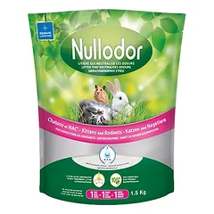 Nullodor Silikatstreu für Katzen und Kleintiere
