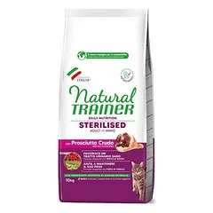 Natural Trainer Sterilised su žaliąja kumpiene, sausas maistas katėms, 1,5 - 2,9 kg — 5 nuotrauka