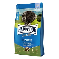 HAPPY DOG Sensible Junior ėriena su ryžiais 4kg