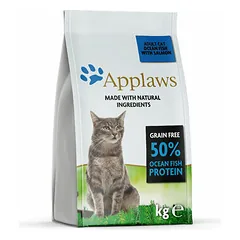 Applaws Cat Adult su vandenyno žuvimi ir lašiša, sausas maistas katėms 350 g