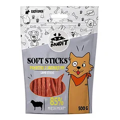 Mr.Bandit Dog Soft Sticks ėrienos lazdelės 500 g