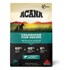 ACANA Coldwater Fish Recipe sausas pašaras šunims su žuvimi, 2 kg