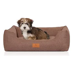Knuffelwuff guolis šunims Lotte iš velūro su rankų darbo audinio išvaizda, Mažiems 5–10 kg — 4 nuotrauka