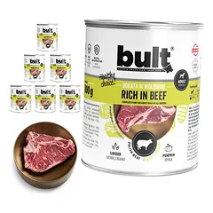 BULT drėgnas maistas suaugusiems šunims, daug mėsos, skardinėse 6 x 800 g — 2 nuotrauka