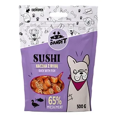 MR. BANDIT Suši antis su žuvimi šunims 500 g