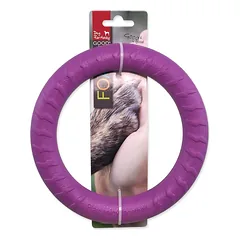 Dog Fantasy EVA žiedas šunims, violetinis, 18 cm — 3 nuotrauka
