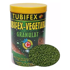 Maistas žolėdėms dugninėms žuvims Tubifex Vegetable Granulat, 125 ml