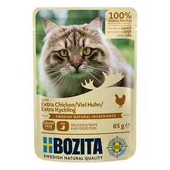 Bozita kąsneliai padaže, mišrus rinkinys 12 x 85 g, drėgnas maistas katėms — 5 nuotrauka