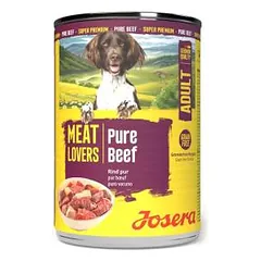 Josera Meat Lovers Pure Beef konservuotas maistas šunims su jautiena, 400 g