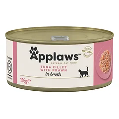Applaws konservai katėms su tunu ir krevetėmis 156 g