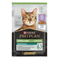 Purina PRO PLAN Cat Sterilised Senior Turkey Grav 85gN26