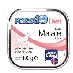 Forza10 Solo Diet Pork konservai šunims su kiauliena, 100 g