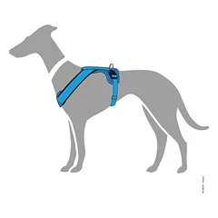 HUNTER NEOPRENE petnešos iš neopreno šunims, L, melynos — 3 nuotrauka