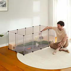 Plastikinis aptvaras su grindimis, 145x72x57 cm