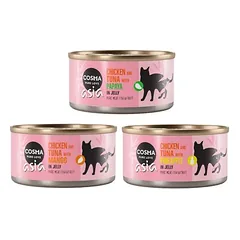 Cosma Asia Fruit in Jelly drėgnas maistas katėms, ekonominė pakuotė 24 x 170 g — 3 nuotrauka