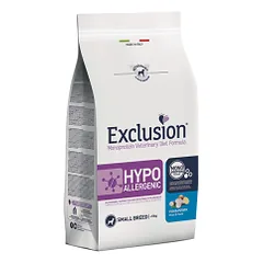 Exclusion Hypoallergenic maistas šunims su žuvimi ir bulvėmis, S, 2 kg