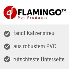Flamingo kilimėlis prie kačių tualetų Pancho, fuksija — 2 nuotrauka