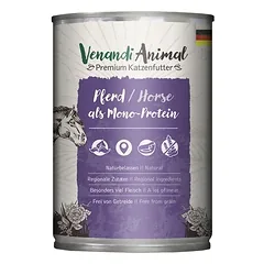 Venandi Animal Monoprotein drėgnas maistas katėms, ekonominė pakuotė 24 x 400 g — 4 nuotrauka
