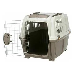TRIXIE Skudo 4 transportavimo dėžė, S-M 48x51x68 cm, (smėlio/taupe spalvos) — 4 nuotrauka