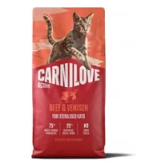 Carnilove Cat Active Sterilised Beef & Venison 6 kg parduotuvėje akvanamai.lt