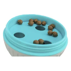 Trixie skanėstų kamuoliukas šunims, plastikas, pilkas, ø 11 cm — 2 nuotrauka