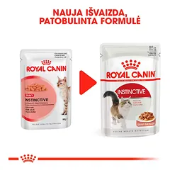 Instinctive (padaže) drėgnas pašaras katėms Royal Canin (ploni griežinėliai padaže), 12 x 85 g — 2 nuotrauka
