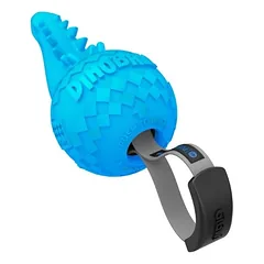 Žaislas šunims GiGwi Push To Mute Dinoball Apatosaurus dinozauras — 3 nuotrauka