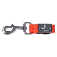 Nomad Tales Spirit USB LED bėgiojimo pavadėlis, oranžinis, 180–250 cm ilgio, 25 mm pločio — 5 nuotrauka
