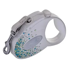 FLEXI Glam Splash Leaf S Juosta 3 m balta