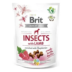 Brit Care Crunchy Cracker skanėstai šunims su vabzdžiais ir ėriena 6x200g