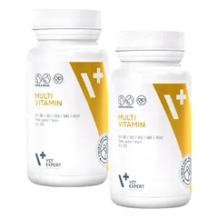 VET EXPERT MULTIVITAMIN - vitaminų ir mineralų preparatas šunims ir katėms 2x30 kapsulių