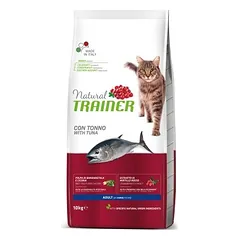 Natural Trainer Adult With Tuna sausas maistas suaugusioms katėms su tunu, 10 kg