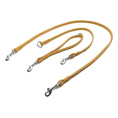 Das Lederband Universal Hundeleine Boston sand/sand