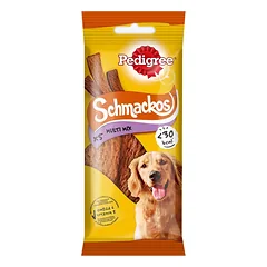 PEDIGREE Schmackos Multi Mix 30x36 g skanėstai šunims su jautiena — 2 nuotrauka
