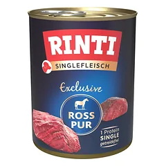 RINTI Singlefleisch Exclusive Horse Grynas monoproteinas 800 g
