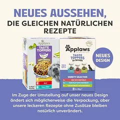 Applaws Taste Toppers 6 x 85 g drėgnas maistas šunims — 2 nuotrauka