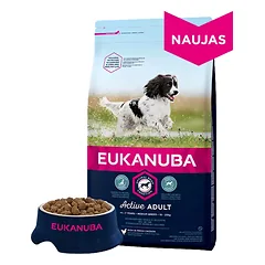 Eukanuba Medium Adult visavertis pašaras su vištiena 3kg