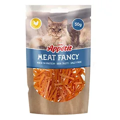 Comfy appetit fancy skanėstas katėms, vištienos juostelės, 50g
